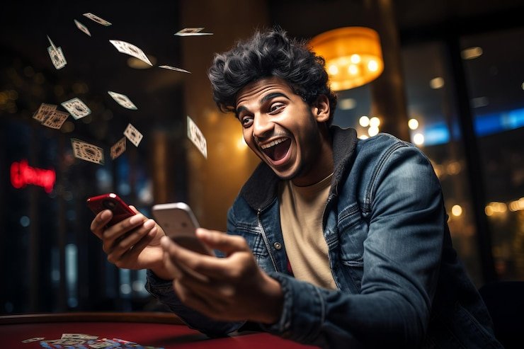 লাকি মাঙ্কি গেমের রঙিন মোবাইল দৃশ্য